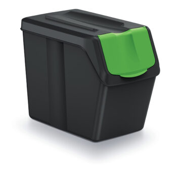 Vytrieďte odpad v domácnosti pomocou plastového odpadkového koša na triedený odpad (3 ks) ISWB20S3 20 l. Je to set troch kvalitných plastových košov a každý z nich disponuje objemom 20 litrov. Praktické veko košov zabezpečí ich stabilitu pri ukladaní na seba, vďaka čomu tiež šetríte miesto…
