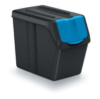 Vytrieďte odpad v domácnosti pomocou plastového odpadkového koša na triedený odpad (4 ks) ISWB20S4 20 l. Je to set štyroch kvalitných plastových košov a každý z nich disponuje objemom 20 litrov. Praktické veko košov zabezpečí ich stabilitu pri ukladaní na seba, vďaka čomu tiež šetríte miesto…
