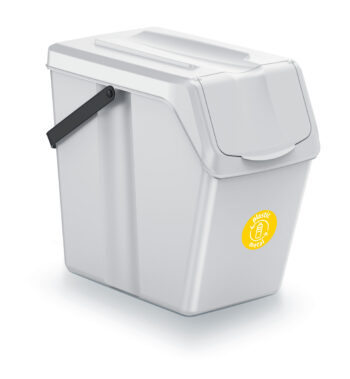 Vytrieďte odpad v domácnosti pomocou plastového odpadkového koša na triedený odpad (4 ks) ISWB25S4 25 l. Je to set štyroch kvalitných plastových košov a každý z nich disponuje objemom 25 litrov. Praktické veko košov zabezpečí ich stabilitu pri ukladaní na seba, vďaka čomu tiež šetríte…