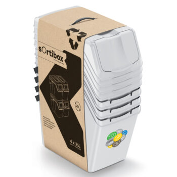 Vytrieďte odpad v domácnosti pomocou plastového odpadkového koša na triedený odpad (4 ks) ISWB25S4 25 l. Je to set štyroch kvalitných plastových košov a každý z nich disponuje objemom 25 litrov. Praktické veko košov zabezpečí ich stabilitu pri ukladaní na seba, vďaka čomu tiež šetríte…