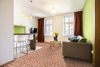 ITC, Koberec metráž Bella Marbella 35, na mieru, šíře 3m,4m,5m, hnedá, filc, obývacia izba