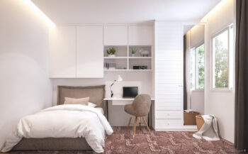 ITC, Koberec metráž Bossanova 42, na mieru, šíře 4m,5m, hnedá, filc, obývacia izba