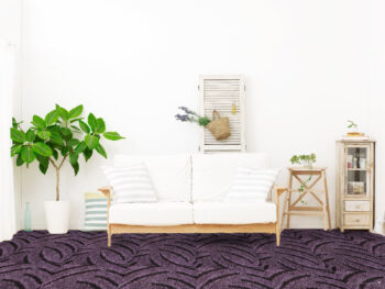 ITC, Koberec metráž Spring 6470, na mieru, šíře 4m,5m, fialová, filc, detská izba