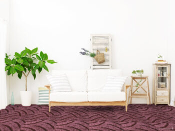 ITC, Koberec metráž Spring 6480, na mieru, šíře 4m,5m, fialová, filc, detská izba