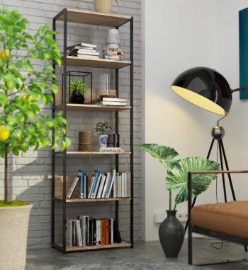 FONT60: Elegancia industriálneho štýlu v čiernej a dube Sonoma Stretnutie moderného dizajnu s tradičným materiálom. Predstavujeme FONT60, loftový regál, ktorý do vášho interiéru vnesie dych industriálnej elegancie. Jeho jedinečná kombinácia farby a materiálu z neho robí dokonalý doplnok pre obývaciu izbu, kanceláriu alebo pracovňu. Prečo zvoliť FONT60:   Materiál: Odolné LTD spoločne s kovom zaisťujú dlhodobú trvanlivosť. Rozmery: 192 x 60 x 32 cm – priestorovo efektívne riešenie pre vaše knihy a dekorácie. > Farba: Príťažlivá čierna doplnená odtieňmi duba Sonoma pre luxusný vzhľad. Vybavenie: 6 širokých políc pre uloženie všetkého, čo potrebujete mať po ruky. Štýl: Charakteristický loftový dizajn s industriálnym nádychom pre moderné interiéry.  S regálom FONT60 investujete nielen do praktického úložného priestoru, ale aj do dizajnového kúsku, ktorý oživí každý priestor. Objavte krásu kombinácie čiernej a dubu Sonoma v jednom jedinečnom produkte!
