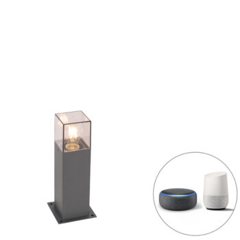 Inteligentná priemyselná vonkajšia stojaca lampa antracit 30 cm vrátane Wifi P45 - Denmark