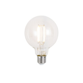 Inteligentná stmievateľná LED žiarovka E27 G95 číra 7W 806lm 2700-6500K