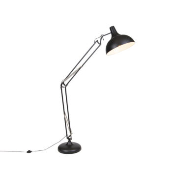 Inteligentná stojaca lampa čierna nastaviteľná vrátane Wifi A60 - Hobby