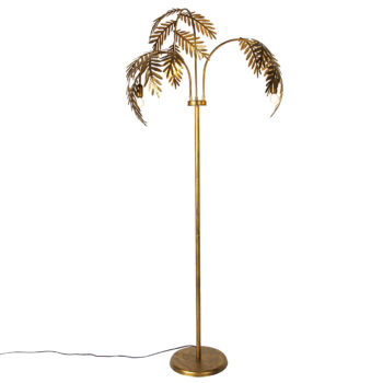 Inteligentná stojaca lampa zlatá 193 cm 3-svetlá vrátane 3 Wifi P45 - Botanica