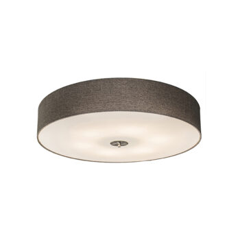 Inteligentné stropné svietidlo taupe 70 cm vrátane 6 WiFi žiaroviek A60 - Drum Jute