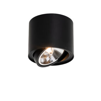 Inteligentný stropný reflektor čierny nastaviteľný vrátane Wifi GU10 111mm - Rondoo Up
