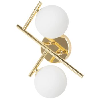 Interiérové elegantné nástenné svietidlo 25W zlatá