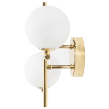 Interiérové elegantné nástenné svietidlo 25W zlatá