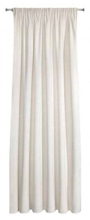 Izbové krémove závesy v jednofarebnej kombinácii Dĺžka: 270 cm