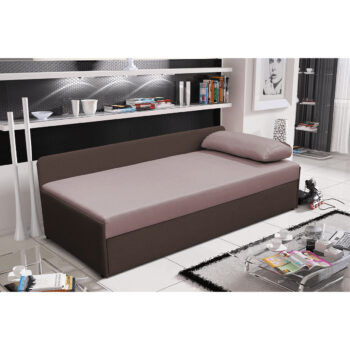 Čalúnená jednolôžková posteľ s prístelkou Jalen v elegantnej svetlohnedej a hnedej farbe je ideálnym riešením pre tých, ktorí hľadajú praktickosť a štýl v jednom. Táto moderná posteľ je navrhnutá tak, aby sa hodila do každého interiéru, pričom ponúka nielen pohodlné miesto na spanie, ale aj…