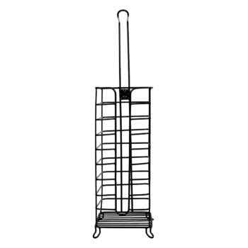 Predstavujeme vám kovový stojan na toaletný papier Janos v elegantnej čiernej farbe, ktorý je ideálnym doplnkom pre váš moderný interiér. Tento praktický a štýlový stojan je navrhnutý tak, aby spĺňal všetky vaše potreby v oblasti úložného priestoru pre toaletný papier.