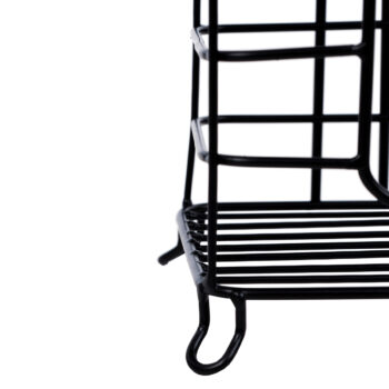 KONDELA Janos kovový stojan na toaletný papier čierna – Obrázok 8