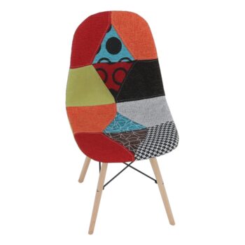 Jedálenská stolička CANDIE 2 NEW TYP 2 vnesie svojím prevedením do miestnosti radosť a elán. Rozmery stoličky sú (ŠxHxV): 47x41x75 cm. Výška sedu je 45 cm a maximálna odporúčaná nosnosť je 90 kg. Látka, ktorou je stolička potiahnutá je robená technikou patchwork. Ide o zošívanie malých,…