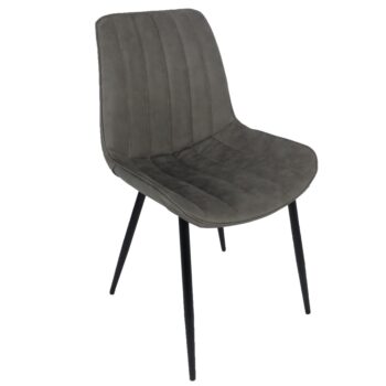 Pohodlná a elegantná jedálenská stolička HAZAL sa stane dizajnovým kúskom vo Vašej domácnosti. Rozmery stoličky sú (ŠxHxV): 49x57x85 cm. Výška sedu je 46 cm, hĺbka sedu je 41 cm a šírka sedu je 49 cm. Šírka chrbtovej opierky je 43 cm a jej výška je 42 cm. Čalúnená je príjemnou ekokožou vo…