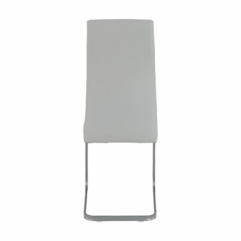 Zariaďte si elegantnú a modernú kuchyňu s jedálenskou stoličkou NOBATA. Rozmery stoličky sú (ŠxHxV): 42x56x99 cm. Výška sedu je 47,5 cm a hĺbka sedu je 42,5 cm. Stolička je čalúnená kvalitnou ekokožou v odtieňoch svetlosivej farby. Stabilitu držia pevné kovové nohy v sivej farbe. Nosnosť stoličky…