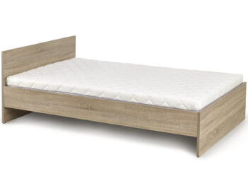 Posteľový rám LIMA 90 je vhodné umiestniť do moderne zariadenej domácnosti. Rozmery postele sú (ŠxHxV): 95x205x70 cm. Materiál použitý na výrobu je laminovaná DTD v prevedení dub sonoma. Posteľ sa dodáva bez roštu a matraca, ktoré je možné doobjednať. K posteli odporúčame dokúpiť lamelový rošt…