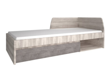 Predstavujeme vám jednolôžkovú posteľ s úložným priestorom Jesi 90 v elegantnom farebnom prevedení gaštan nairobi / onyx. Táto moderná posteľ je ideálnym riešením pre každého, kto hľadá praktickosť a štýl v jednom. S rozmermi plochy na spanie 90 x 200 cm poskytuje dostatok priestoru pre pohodlný…