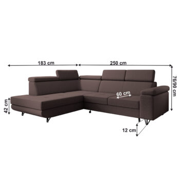 Spoločné chvíle s rodinou sú nenahraditeľné a práve priestranná sedacia súprava JOGI ROH dokáže vytvoriť ideálne miesto na stretnutia v kuchyni či obývacej izbe. Sedačka je celočalúnená v látke Soro 28 v elegantnej hnedej farbe, vďaka čomu ju môžete…