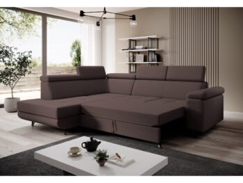 Spoločné chvíle s rodinou sú nenahraditeľné a práve priestranná sedacia súprava JOGI ROH dokáže vytvoriť ideálne miesto na stretnutia v kuchyni či obývacej izbe. Sedačka je celočalúnená v látke Soro 28 v elegantnej hnedej farbe, vďaka čomu ju môžete…