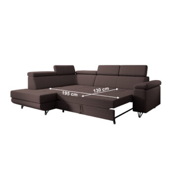 Spoločné chvíle s rodinou sú nenahraditeľné a práve priestranná sedacia súprava JOGI ROH dokáže vytvoriť ideálne miesto na stretnutia v kuchyni či obývacej izbe. Sedačka je celočalúnená v látke Soro 28 v elegantnej hnedej farbe, vďaka čomu ju môžete…