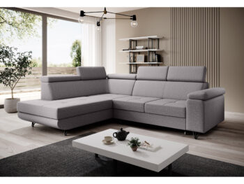 Spoločné chvíle s rodinou sú nenahraditeľné a práve priestranná sedacia súprava JOGI ROH dokáže vytvoriť ideálne miesto na stretnutia v kuchyni či obývacej izbe. Sedačka je celočalúnená v látke Soro 90 v elegantnej svetlosivej farbe, vďaka čomu ju…