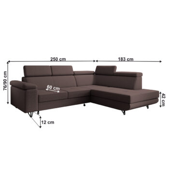 Spoločné chvíle s rodinou sú nenahraditeľné a práve priestranná sedacia súprava JOGI ROH dokáže vytvoriť ideálne miesto na stretnutia v kuchyni či obývacej izbe. Sedačka je celočalúnená v látke Soro 28 v elegantnej hnedej farbe, vďaka čomu ju môžete…