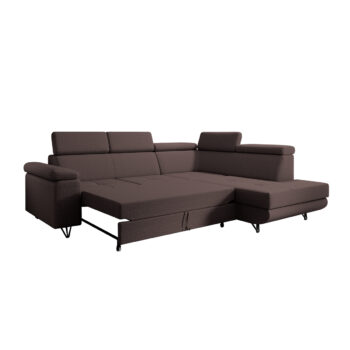 Spoločné chvíle s rodinou sú nenahraditeľné a práve priestranná sedacia súprava JOGI ROH dokáže vytvoriť ideálne miesto na stretnutia v kuchyni či obývacej izbe. Sedačka je celočalúnená v látke Soro 28 v elegantnej hnedej farbe, vďaka čomu ju môžete…