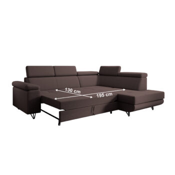 Spoločné chvíle s rodinou sú nenahraditeľné a práve priestranná sedacia súprava JOGI ROH dokáže vytvoriť ideálne miesto na stretnutia v kuchyni či obývacej izbe. Sedačka je celočalúnená v látke Soro 28 v elegantnej hnedej farbe, vďaka čomu ju môžete…