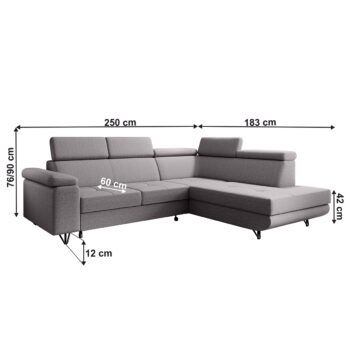 Spoločné chvíle s rodinou sú nenahraditeľné a práve priestranná sedacia súprava JOGI ROH dokáže vytvoriť ideálne miesto na stretnutia v kuchyni či obývacej izbe. Sedačka je celočalúnená v látke Soro 90 v elegantnej svetlosivej farbe, vďaka čomu ju…