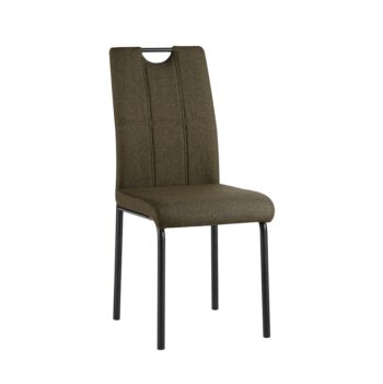 Jedálenská stolička Jonka v elegantnej kombinácii hnedej a čiernej farby je ideálnym doplnkom pre váš interiér. Táto moderná stolička, ktorá pochádza z dielne značky KONDELA, sa vyznačuje jednoduchou montážou a praktickým dizajnom, ktorý sa hodí do každej…