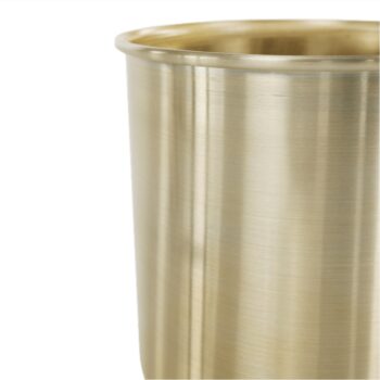 KONDELA Jude Typ 3 kovový kvetináč čierna / zlatá – Obrázok 8