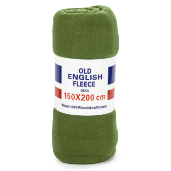 Jahu Fleecová deka UNI zelená, 150 x 200 cm