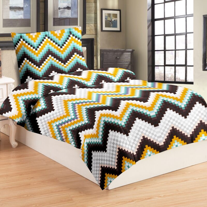 Jahu Obliečky mikroplyš Cik Cak, 140 x 200 cm, 70 x 90 cm Jahu Obliečky mikroplyš Cik Cak, 140 x 200 cm, 70 x 90 cm