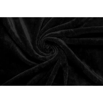 Jahu Prestieradlo Mikroplyš čierna, 180 x 200 cm