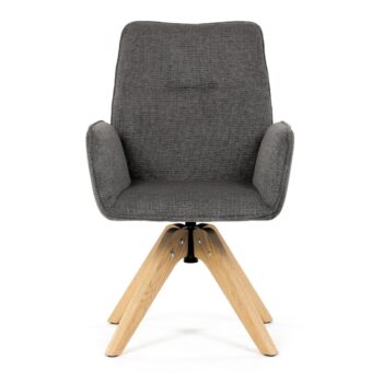 Jedálenská stolička DCH-C2148 GREY2 s vodoodolnýmpoťahom