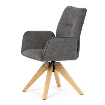 Jedálenská stolička DCH-C2148 GREY2 s vodoodolnýmpoťahom