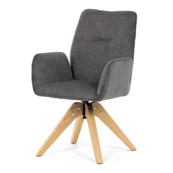 Jedálenská stolička DCH-C2148 GREY2 s vodoodolnýmpoťahom