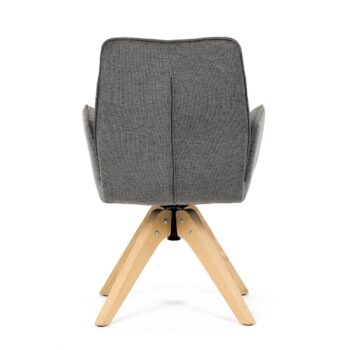 Jedálenská stolička DCH-C2148 GREY2 s vodoodolnýmpoťahom