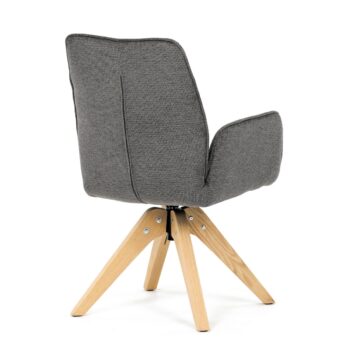 Jedálenská stolička DCH-C2148 GREY2 s vodoodolnýmpoťahom