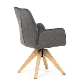 Jedálenská stolička DCH-C2148 GREY2 s vodoodolnýmpoťahom