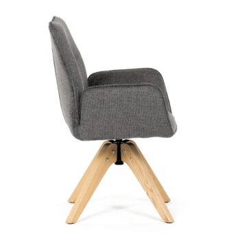 Jedálenská stolička DCH-C2148 GREY2 s vodoodolnýmpoťahom