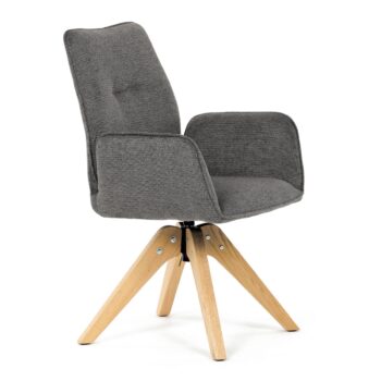 Jedálenská stolička DCH-C2148 GREY2 s vodoodolnýmpoťahom