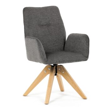 Jedálenská stolička DCH-C2148 GREY2 s vodoodolnýmpoťahom