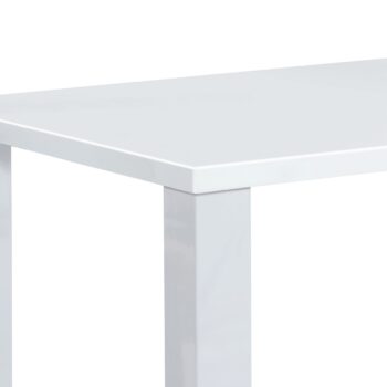 Jedálenský stôl 160 x 90 cm, biela