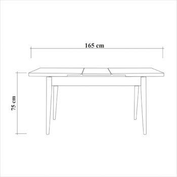 Jedálenský stôl Vina Walnut